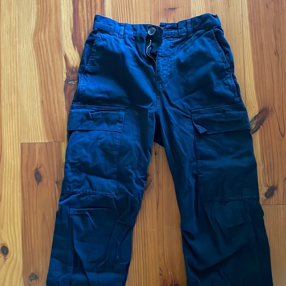 ZARA NAVY BLUE CARGOS- Size 6